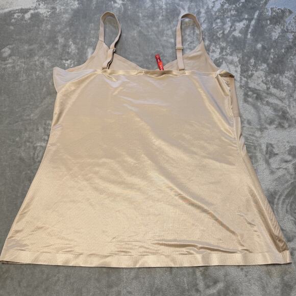 SPANX Shapewear Tank Top Womens 3X Nude Beige Seamless Smoothing Camisole - Picture 7 of 7